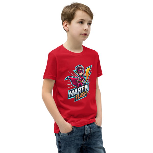 Camiseta Martínflash con modelo niño