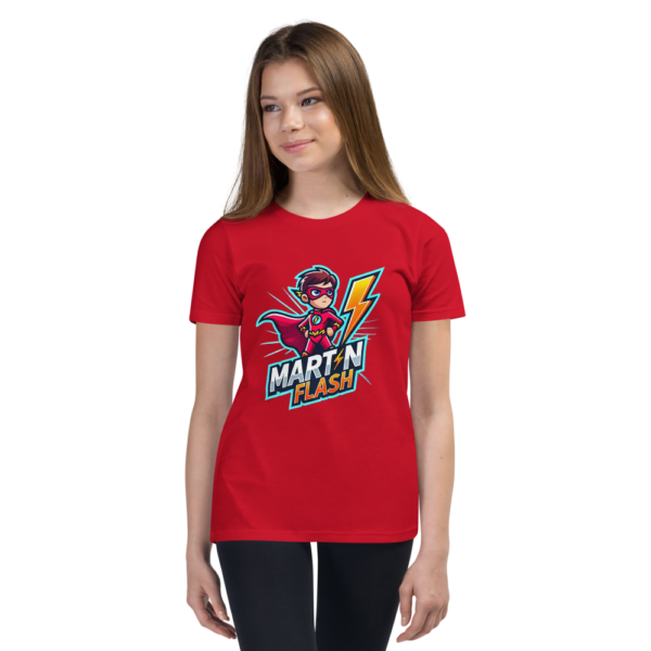 Camiseta Martínflash con modelo niña