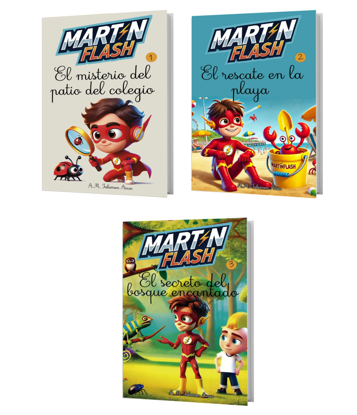 Tres Libros Martín Flash