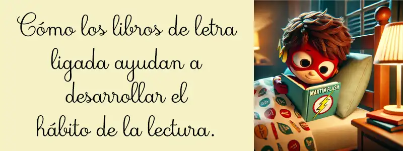 letra ligada hábito lectura
